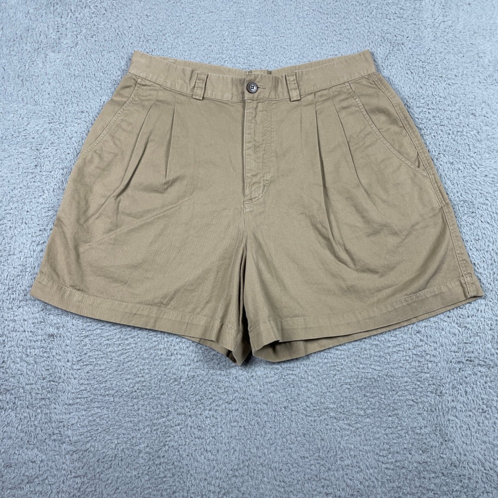 VTG Patagonia Inter-Continental Chino Shorts Womens 16 (Fits 30 Waist) Tan Khaki